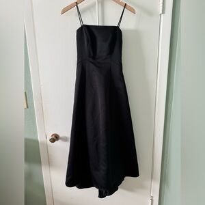 Urban Girl Nites Low-back Black Cocktail Dress